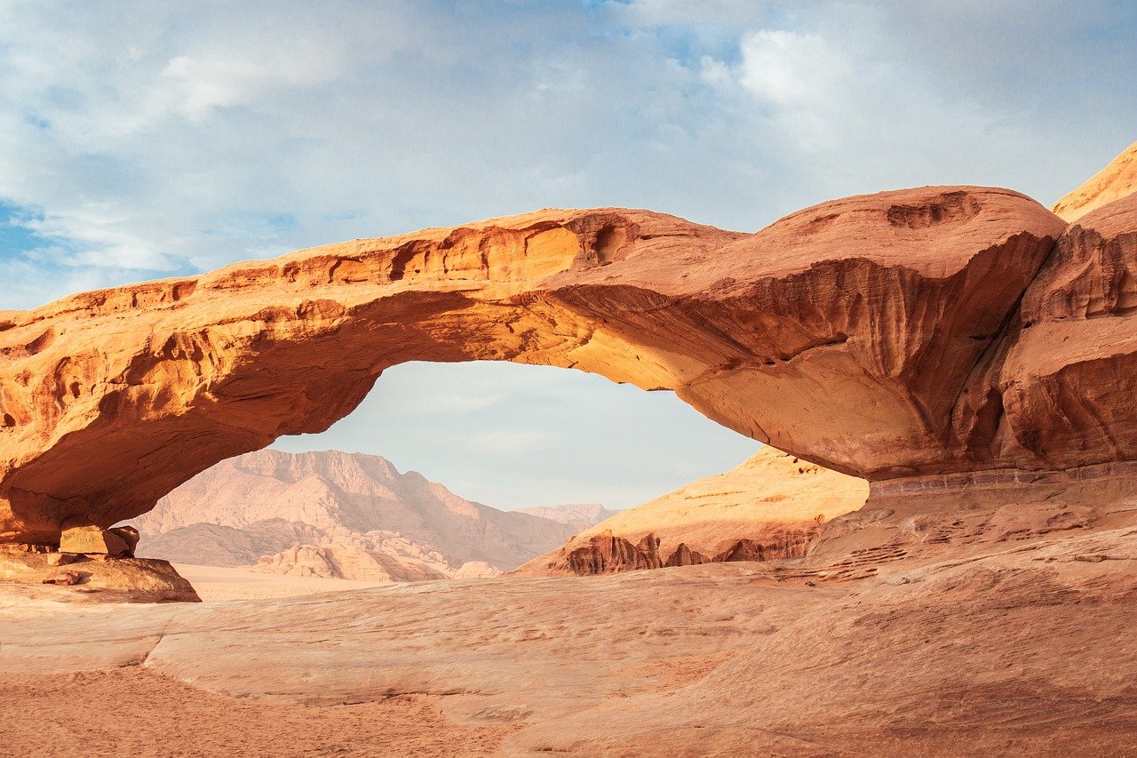 Wüste, Wadi Rum, Jordanien, Sandstein, Landschaft, Natur, Naher Osten, Sand, trocken, Weltkulturerbestätte, Badlands, arid, karg, karge Landschaft, felsig, Felsformationen, Wüste, Wüste, Wüste, Wüste, Wüste