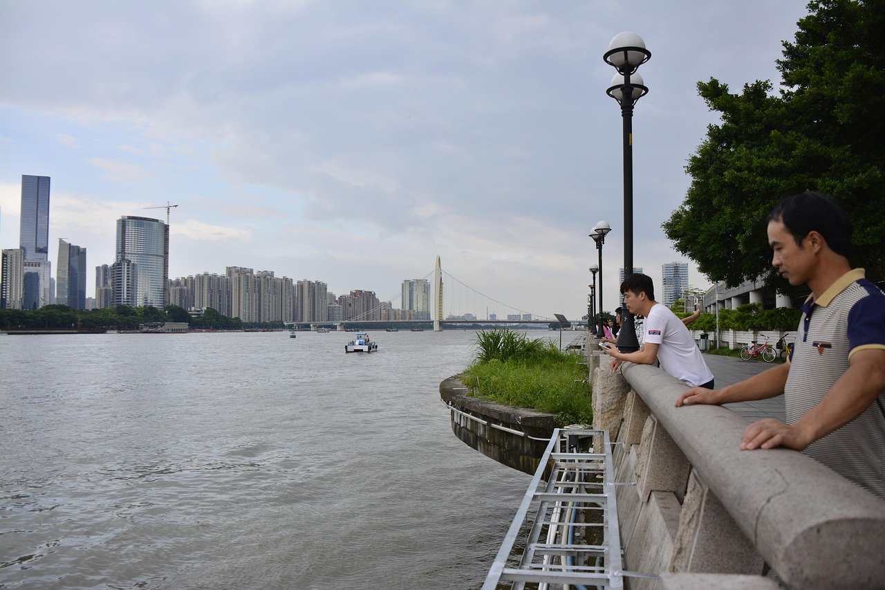guangzhou, zhujiang, perla, río, ciudad, viaje, urbano, arquitectura, moderno, edificio, paisaje urbano, punto de referencia, china, naturaleza, centro, negocios, turismo, financiero, rascacielos, nuevo, luz, cantón, metropolitano, oficina, famoso, horizonte, metrópolis, centro,