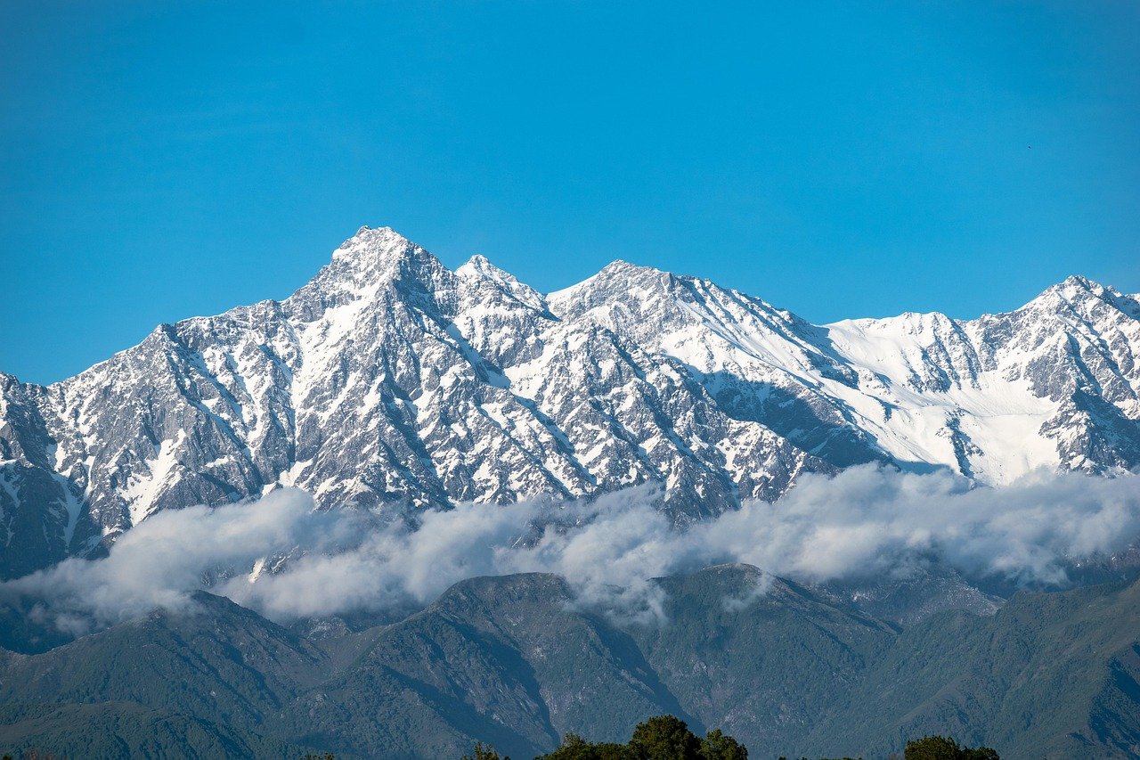 dağ, zirve, tepe, kar, manzaralı, bulutlar, doğa, india, india, india, india, india, india