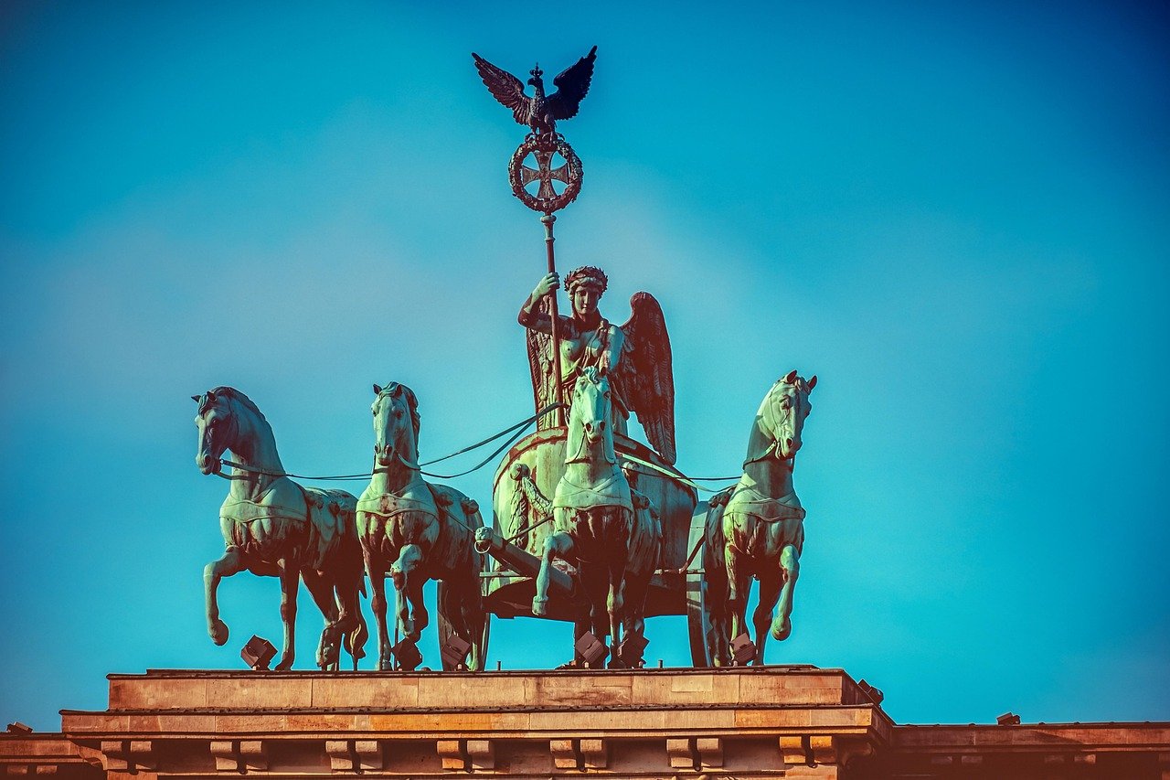 puerta de brandeburgo, estatua, berlín, arquitectura, edificio, monumento, monumento, escultura, berlín, berlín, berlín, berlín, berlín