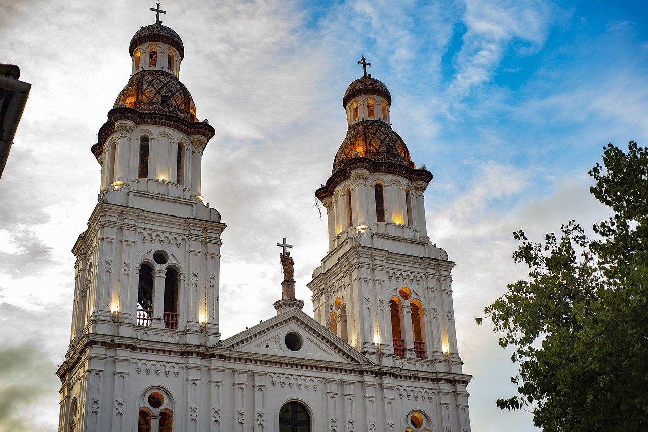 chiesa, bacino di Santo Domingo, Ecuador, Ecuador, Ecuador, Ecuador, Ecuador, Ecuador
