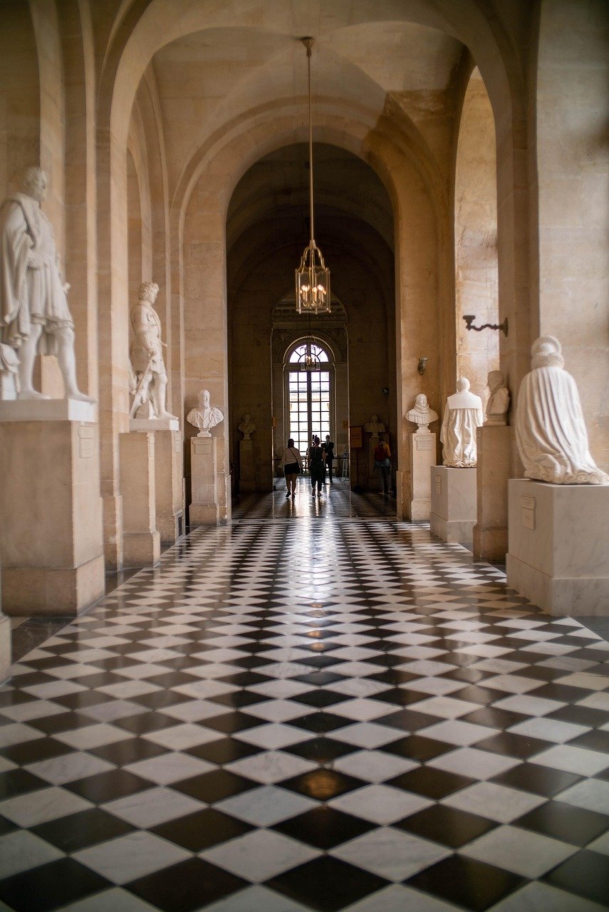 versailles, schloss, halle, museum, innenraum, skulpturen, statuen, korridor, architektur, frankreich, schloss, schloss, schloss, schloss, schloss, halle, halle, museum, museum, museum, korridor
