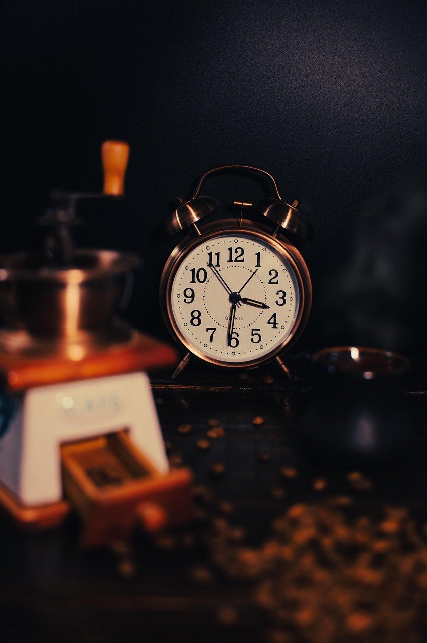coffee, morning, coffee grinder, grains