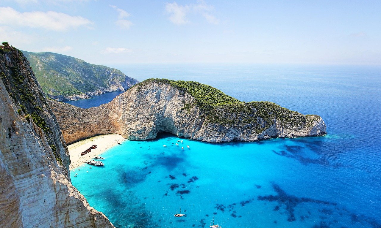 zakynthos, griechenland, schiffswrack-strand, natur, küste, strand, blau, meer, felsig, reisen, urlaub, schmuggler, griechisch, urlaub, havarie, wrack, türkis, bucht, wasserfront, wunderschön, sand, korfu