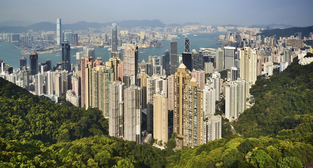 hong kong, Cina, Asia, Tsim Sha Tsui, isola di Hong Kong, Peak, panorama, grattacielo, grande città, skyline, hk, città, architettura, Repubblica Popolare Cinese, edificio commerciale, urbano, metropoli, zona amministrativa speciale, Hong Kong, Hong Kong, Hong Kong