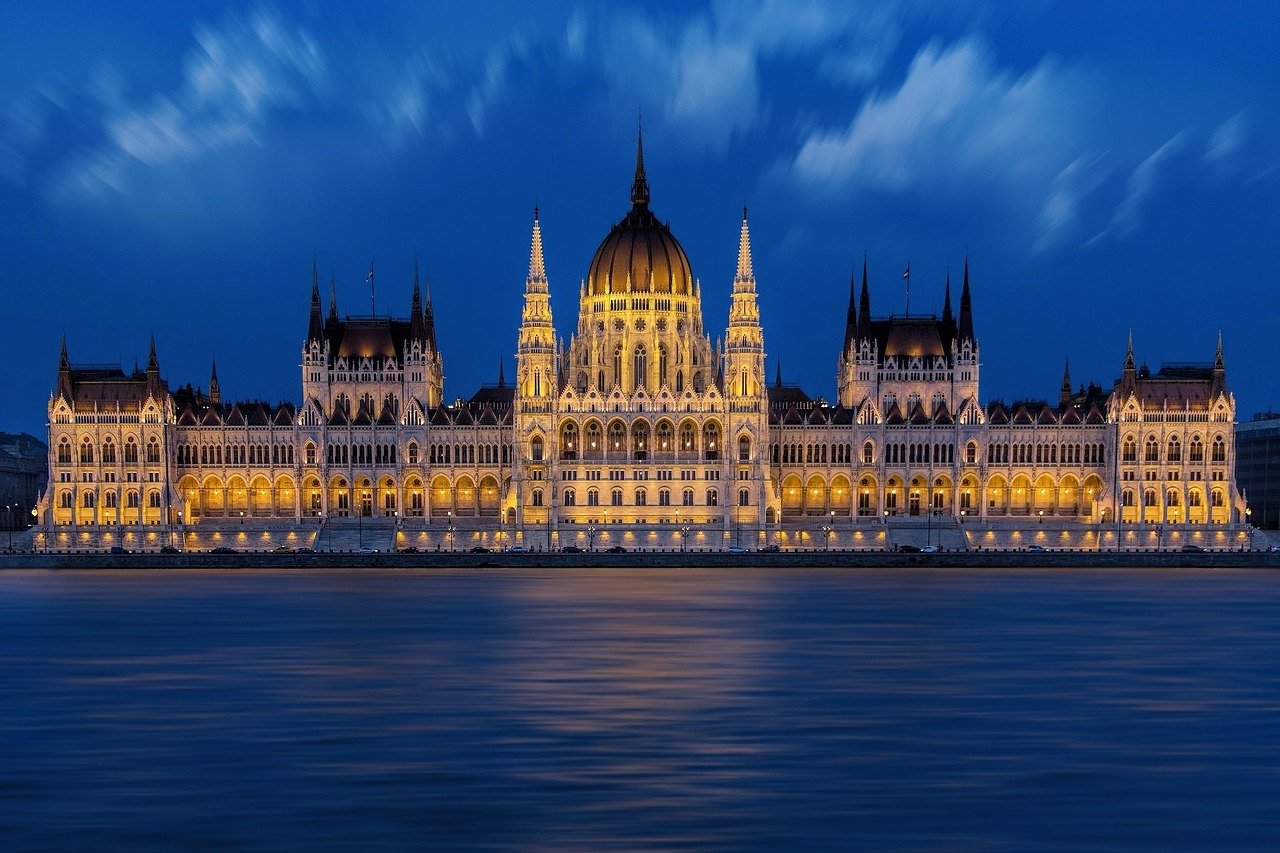 parlamento, edificio, architettura, illuminato, budapest, parlamento ungherese, danubio, fiume, notte, ungheria, città, budapest, budapest, budapest, budapest, budapest, ungheria