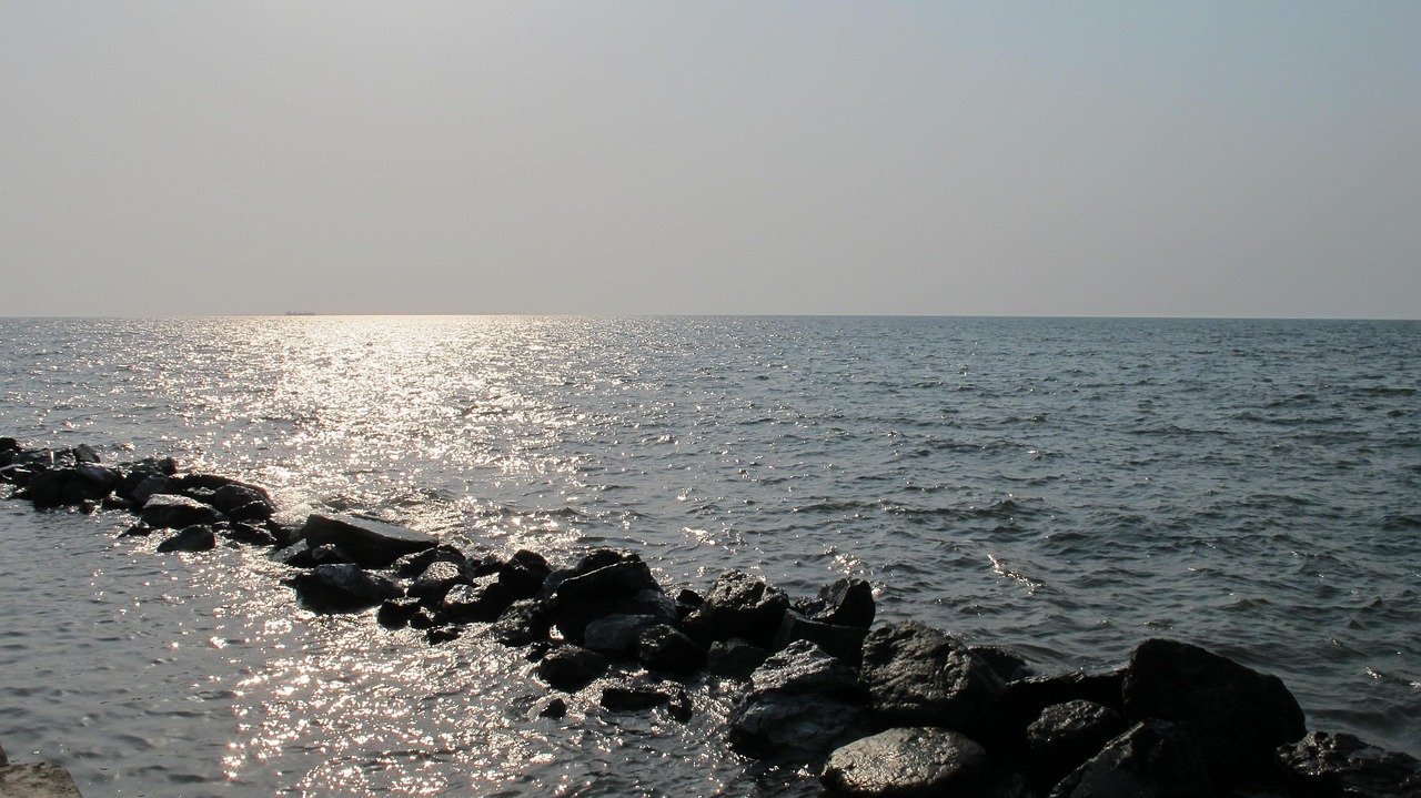 autunno, Africa, Guinea Equatoriale, Bata, pomeriggio, natura, spiaggia