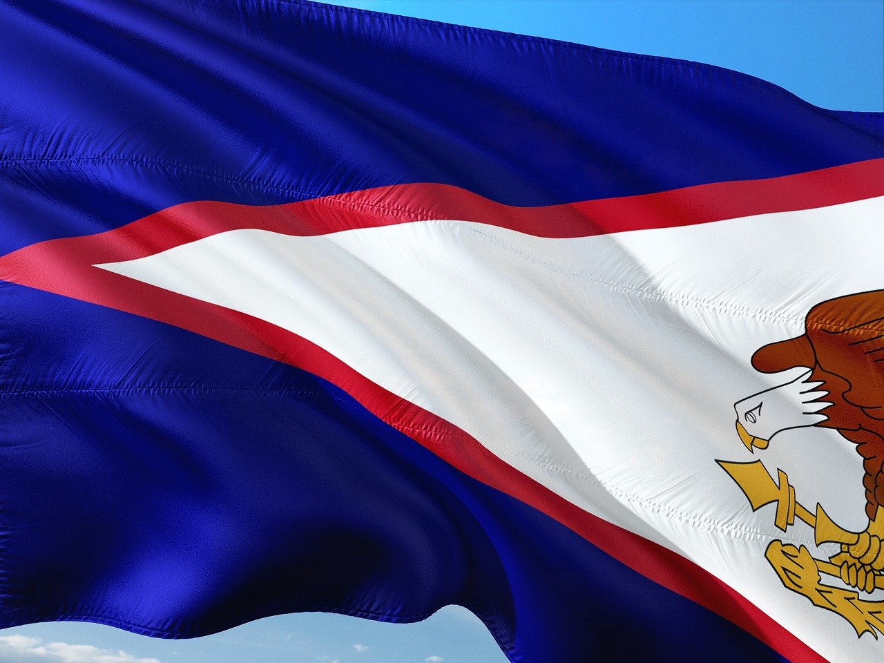 international, Banner, Flagge, Amerikanisch-Samoa