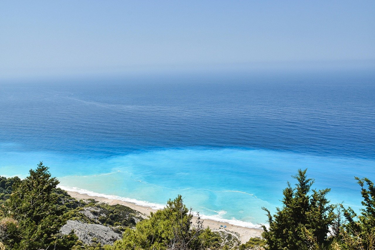 beach, nature, sea, bay, coast, vacations, travel, greece, summer, landscape