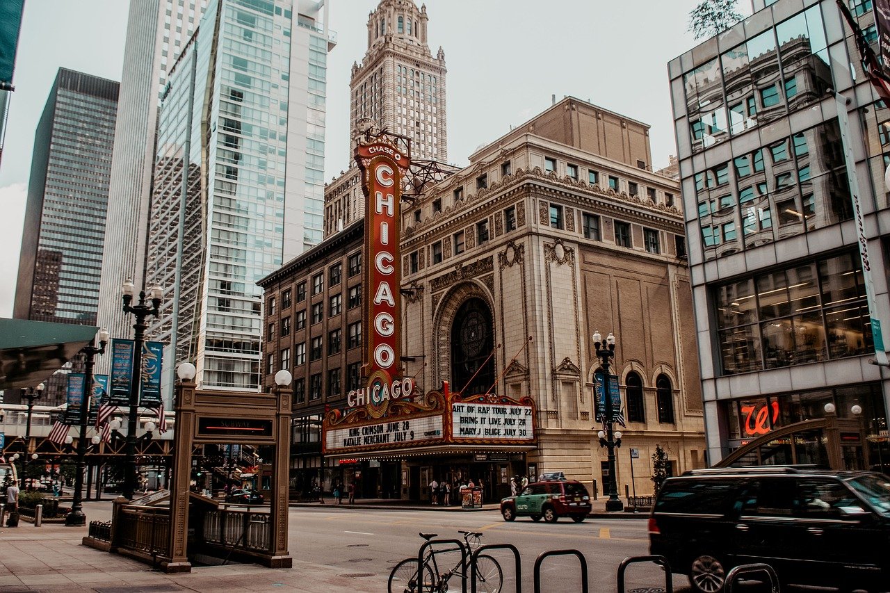 Chicago, États-Unis, bâtiment, gratte-ciel, architecture, paysage urbain, Illinois, Amérique, ville, centre-ville, route, horizon urbain, milieu urbain, voyager, Chicago, Chicago, Chicago, Chicago, Chicago