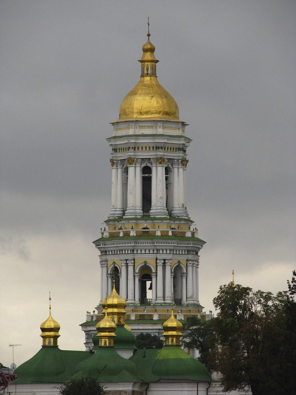 kyiv pechersk lavra, kilise, kule, mimari, bina, manastır, simge yapı, tarihi, tarihsel, turizm, kentsel, şehir, kiev, ukrayna