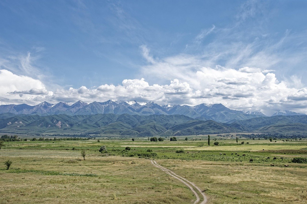 Kirghizistan, montagnes, monts Tian Shan, Tian Shan, paysage, nature, neige, glacier, ciel, nuages, Asie centrale, Kirghizistan, Kirghizistan, Tian Shan, Tian Shan, Tian Shan, Tian Shan, Tian Shan, nature