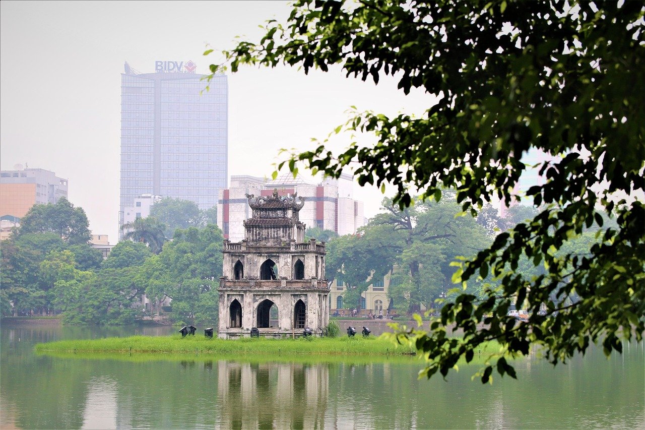 hanoi, vietnam, see, park, natur, leben, reisen, wasser, straße, mögen, lieben, gehen, stadt, zentrum, hoankiem, natur, fotografie