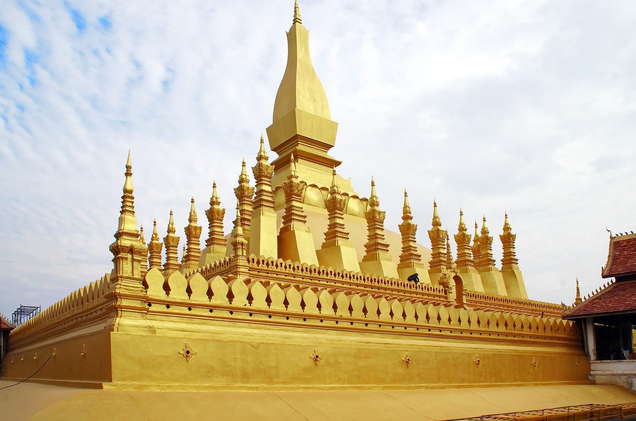 laos, vientiane, pha that luang, stupa, temple, sacred, monument, religion, bouddhislme, golden pagoda, doré, sacred art, laos, vientiane, vientiane, vientiane, vientiane, vientiane
