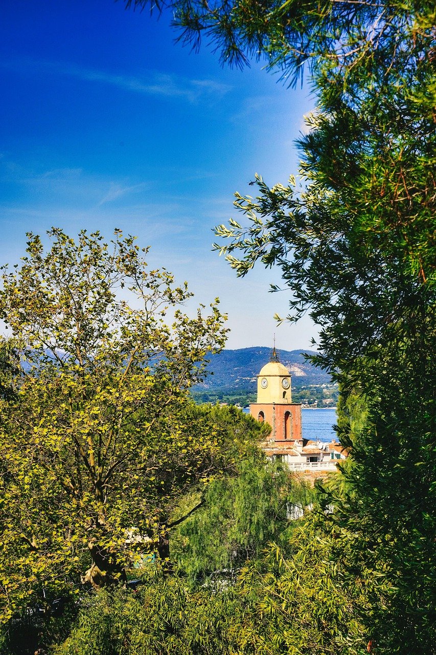 st tropez, mirador, iglesia, ciudadela, mediterráneo