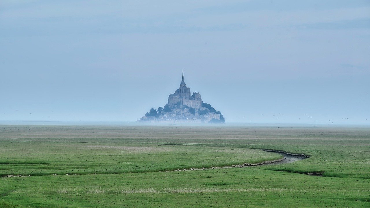 ada, katedral, manzara, doğa, sis, sabah atmosferi, mont-saint-michel, normandiya, dünya mirası, ada, katedral, katedral, katedral, katedral, katedral, normandiya, normandiya, normandiya