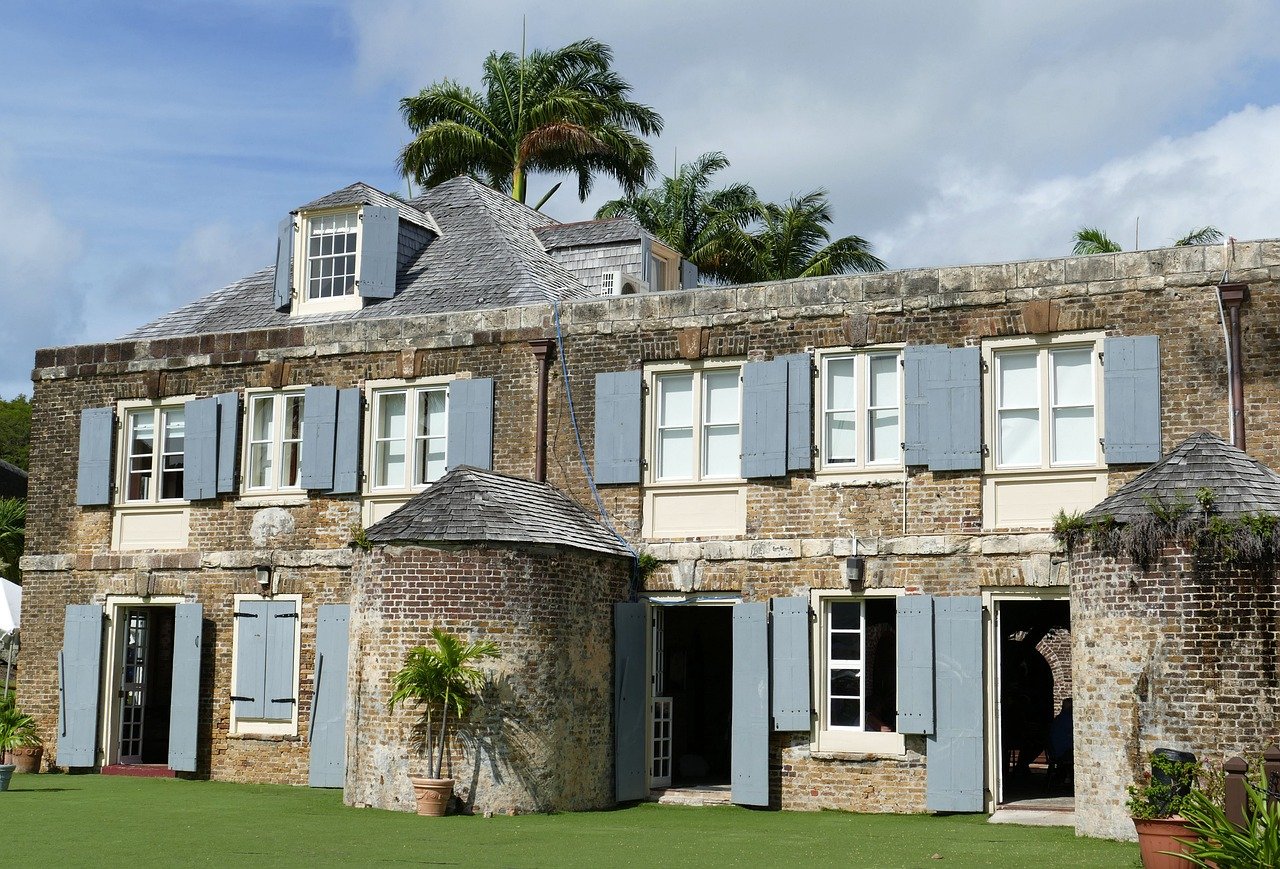 antigua, caraibi, mare, isola, natura, vacanze, nelson's dockyard, storico, palma, museo