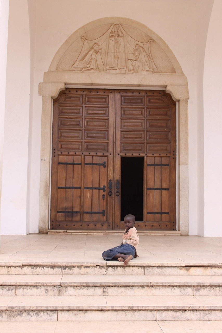 nampula, cathédrale, mozambique, embrasure de porte, entrée, entrer, porte, sortie, ouverte, porte marron, nampula, mozambique, mozambique, mozambique, mozambique, mozambique