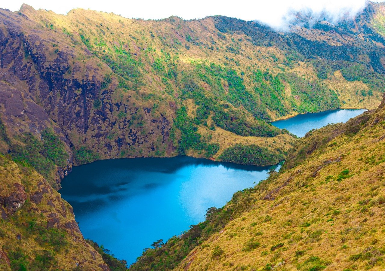 montañas, lagos, naturaleza, paisaje, agua, vistas, campo, valle, Papúa Nueva Guinea, monte Wilhelm, aire libre, lago azul, acantilados, viajes, aventura, cima, cumbre, monte Wilhelm, monte Wilhelm, monte Wilhelm, monte Wilhelm, monte Wilhelm