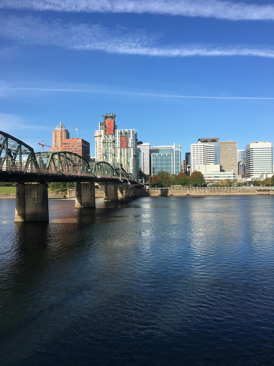 horizon urbain, front de rivière, pont, portland, portland, portland, portland, portland, portland