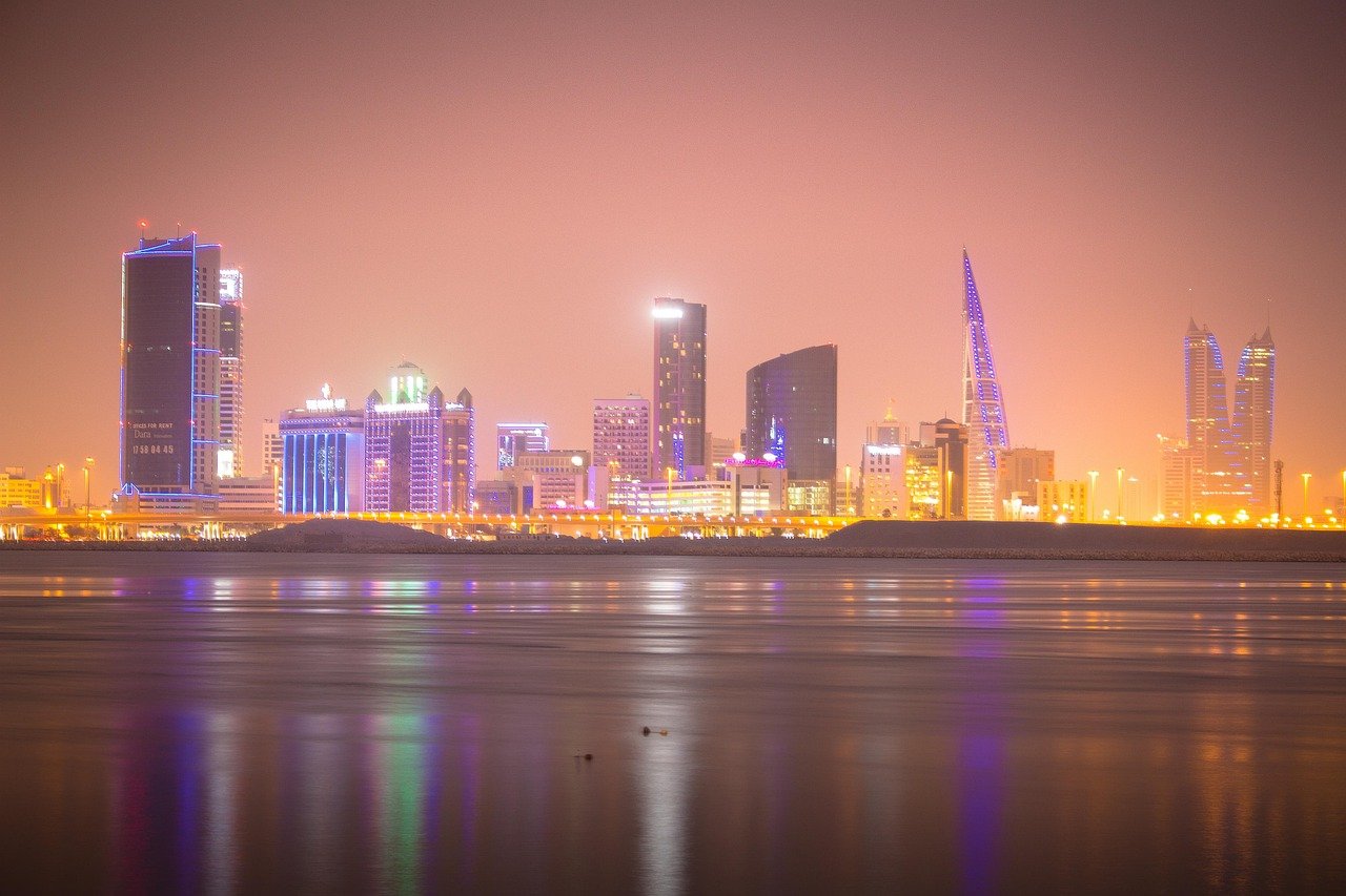 città, notte, bahrain, skyline, sera, manama, paesaggio, panorama urbano, urbano, luci notturne, paesaggio notturno, vita notturna, bahrain, bahrain, bahrain, bahrain, bahrain