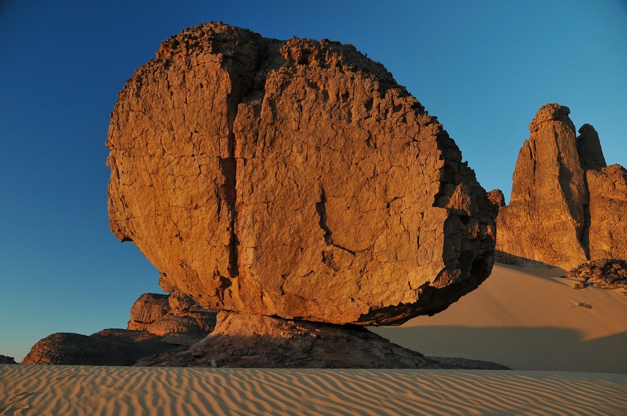 deserto, paesaggi, sahara, tamanrasset, natura, algeria