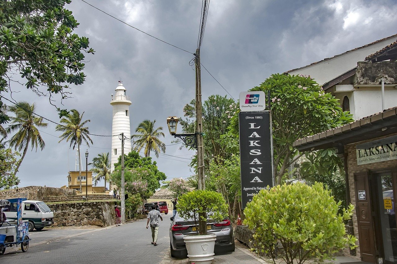 galle, galle kalesi, güney sri lanka, sri lanka, sri lanka yerleri, gökyüzü, bulutlar, fırtına, doğa, bulut manzarası, plaj, dalgalar, tsunami, kale, güzel plajlar