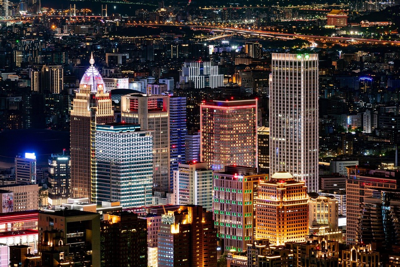cityscape, city, city lights, evening, night, skyscraper, urban, buildings, metropolis, taipei, taiwan, taipei, taiwan, taiwan, taiwan, taiwan, taiwan
