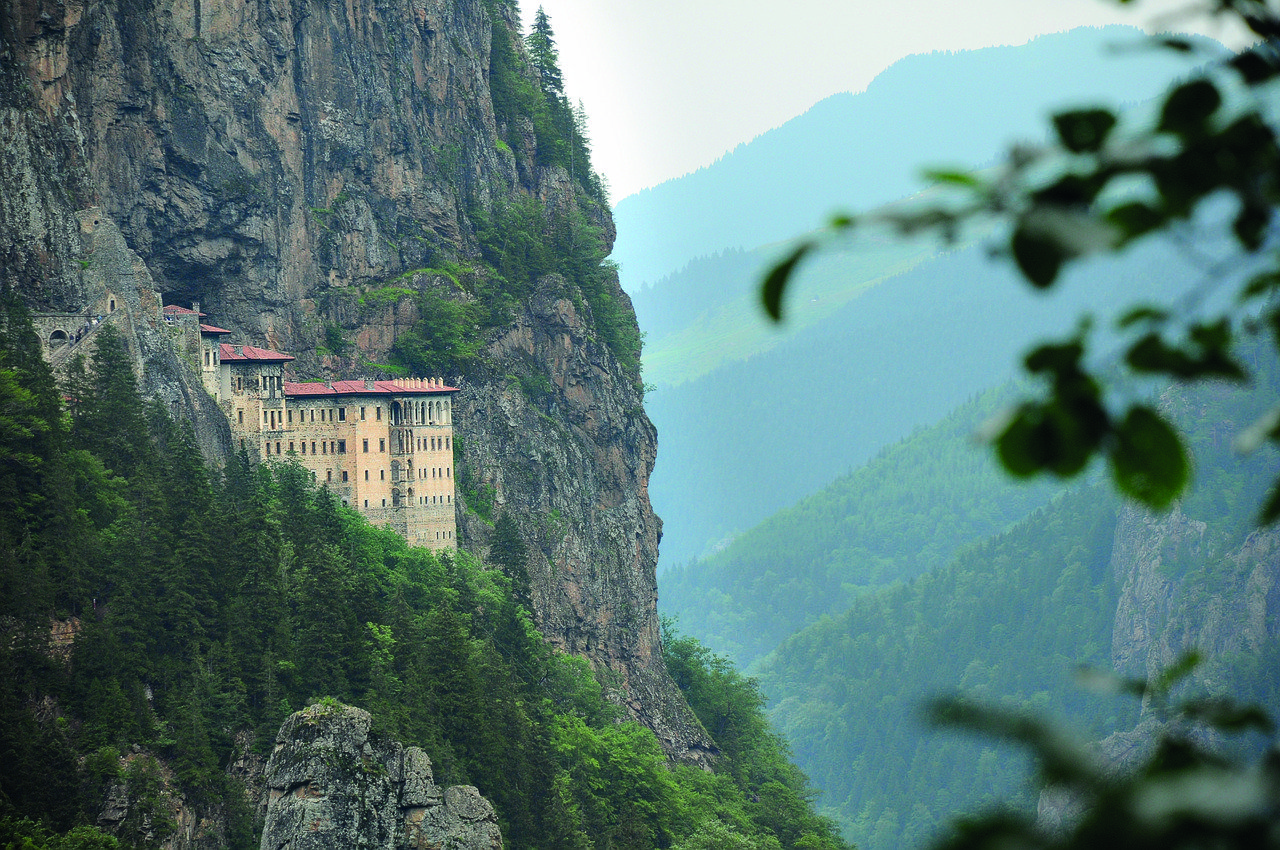 turquía, trabzon, sumela, naturaleza, monasterio de sumela, fecha, histórico, cultural, montaña, verde, religión, fe, culto