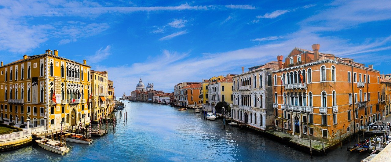 venedik, mimari, binalar, kanal, su, şehir, eski şehir, tekneler, doğa, italya, evler