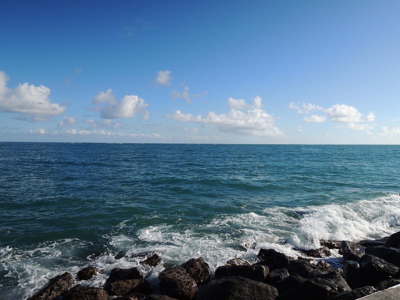 deniz, Puerto Rico, manzara, doğa, plaj