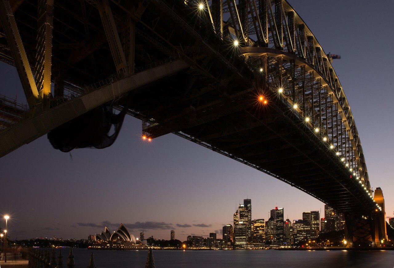 ponte, opera house, sydney, opera, australia, architettura, punto di riferimento, porto, città, skyline, viaggio, luoghi di interesse, sydney, sydney, australia, australia, australia, australia, australia