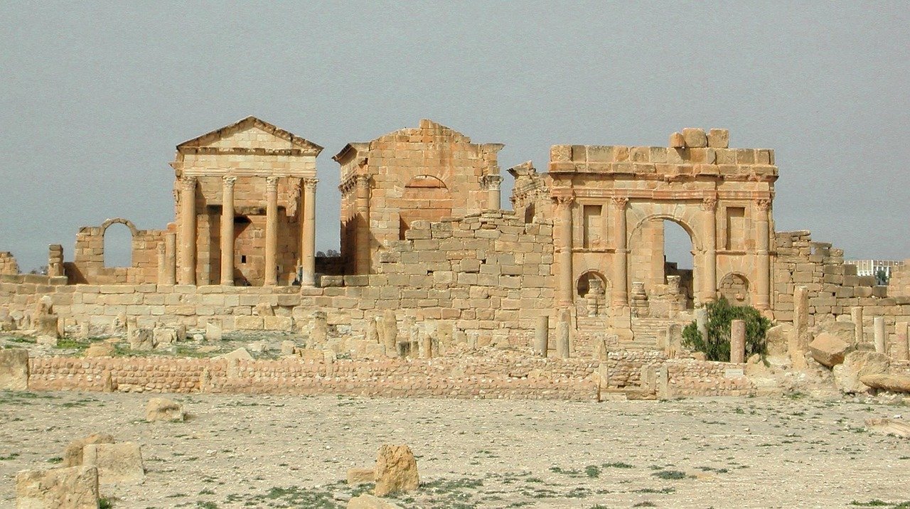 rovine romane, sbeitla, tunisia, africa, architettura, edificio, visite turistiche, storico, attrazione, antico, storia romana, mediterraneo, scavi, romani, tunisia, tunisia, tunisia, tunisia, tunisia