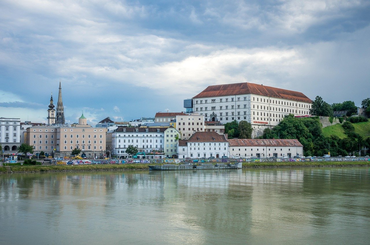 linz, fiume danubio, fiume, austria, alta austria, centro storico, castello, architettura, città, urbano, paesaggio, linz, linz, linz, linz, linz, austria