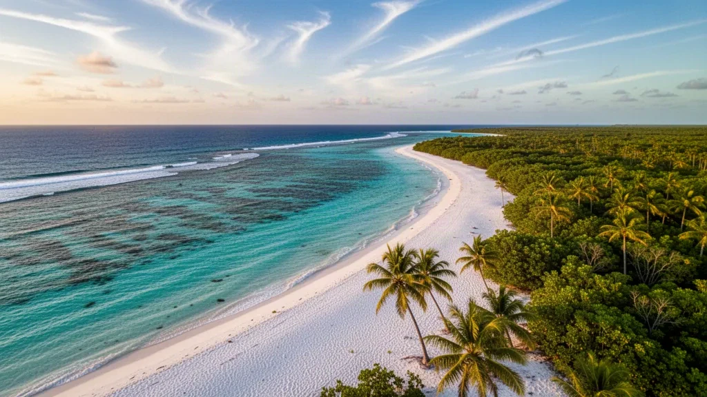 Bahamalar, South Andros; el değmemiş plajlar, turkuaz Karayip Denizi ve Andros Bariyer Resifi.