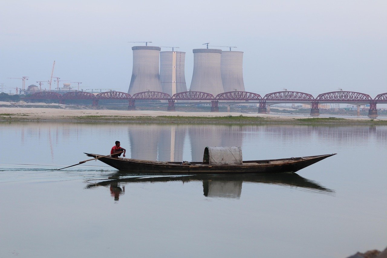 pabna, bangladesh, padma river, hardinge bridge, bheramara, boat, landscape
