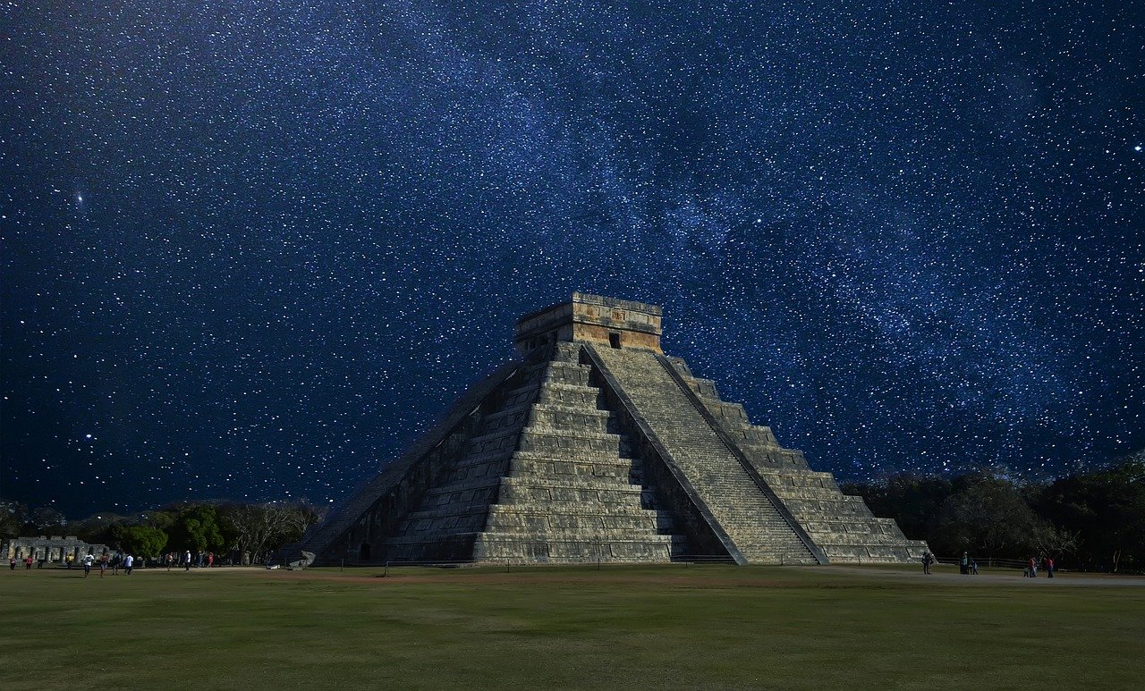 chichen itza, mexique, pyramide, voie lactée, nuit, mayas, archéologie, site archéologique, étoiles, ciel étoilé, nuit étoilée, monument, célèbre, lieux d'intérêt, chichen itza, mexique, mexique, mexique, mexique, mexique, pyramide