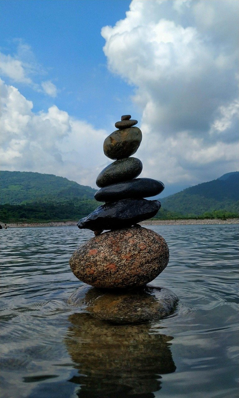 cataste di pietre, ometto di pietre, fiume, rocce, Sylhet, Bangladesh, Sylhet, Sylhet, Bangladesh, Bangladesh, Bangladesh, Bangladesh, Bangladesh