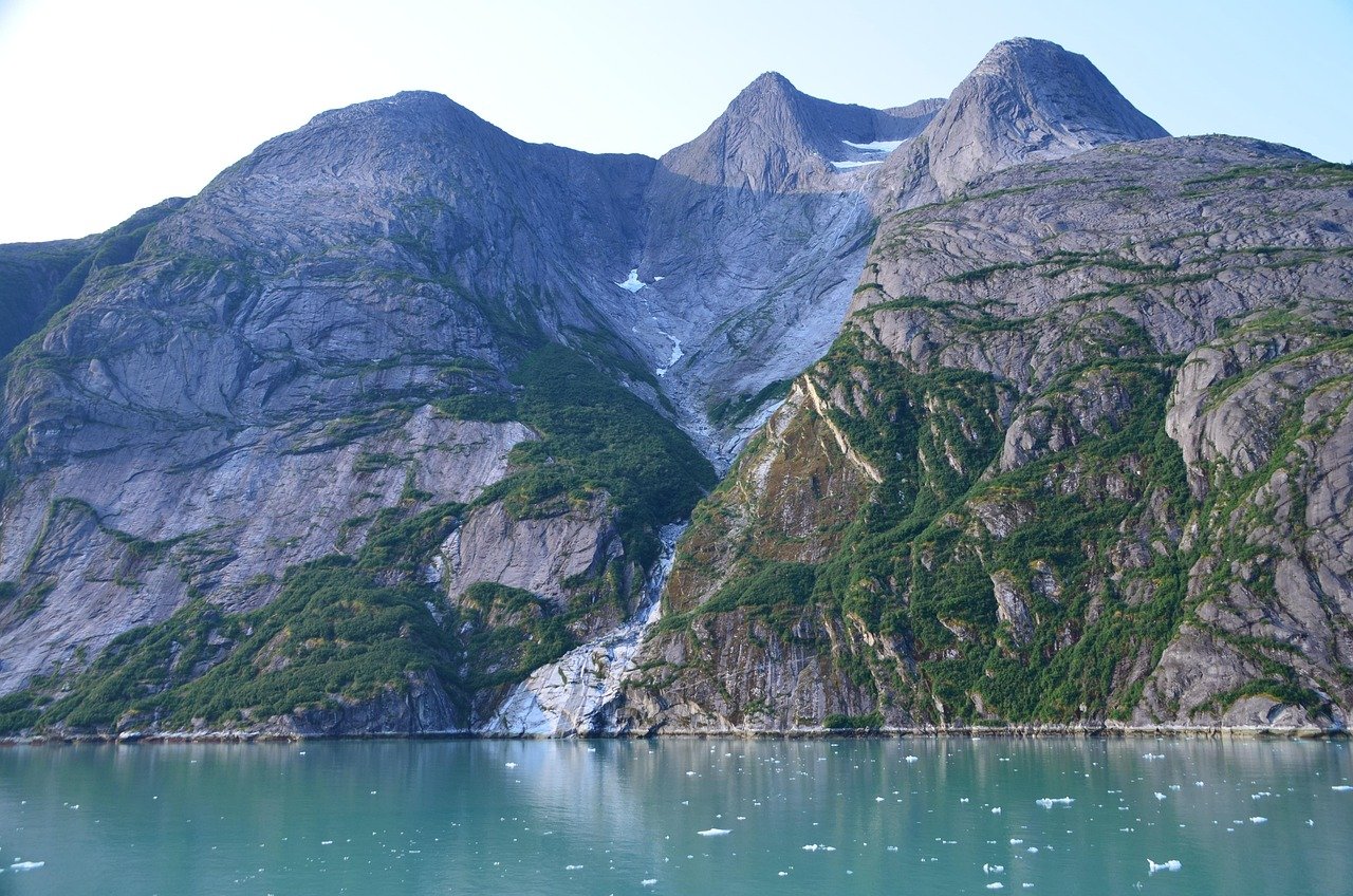 Gletscher, Fjord, Alaska, Natur, Berg, Eis, Wasser, Bucht, Spiegelung, landschaftlich