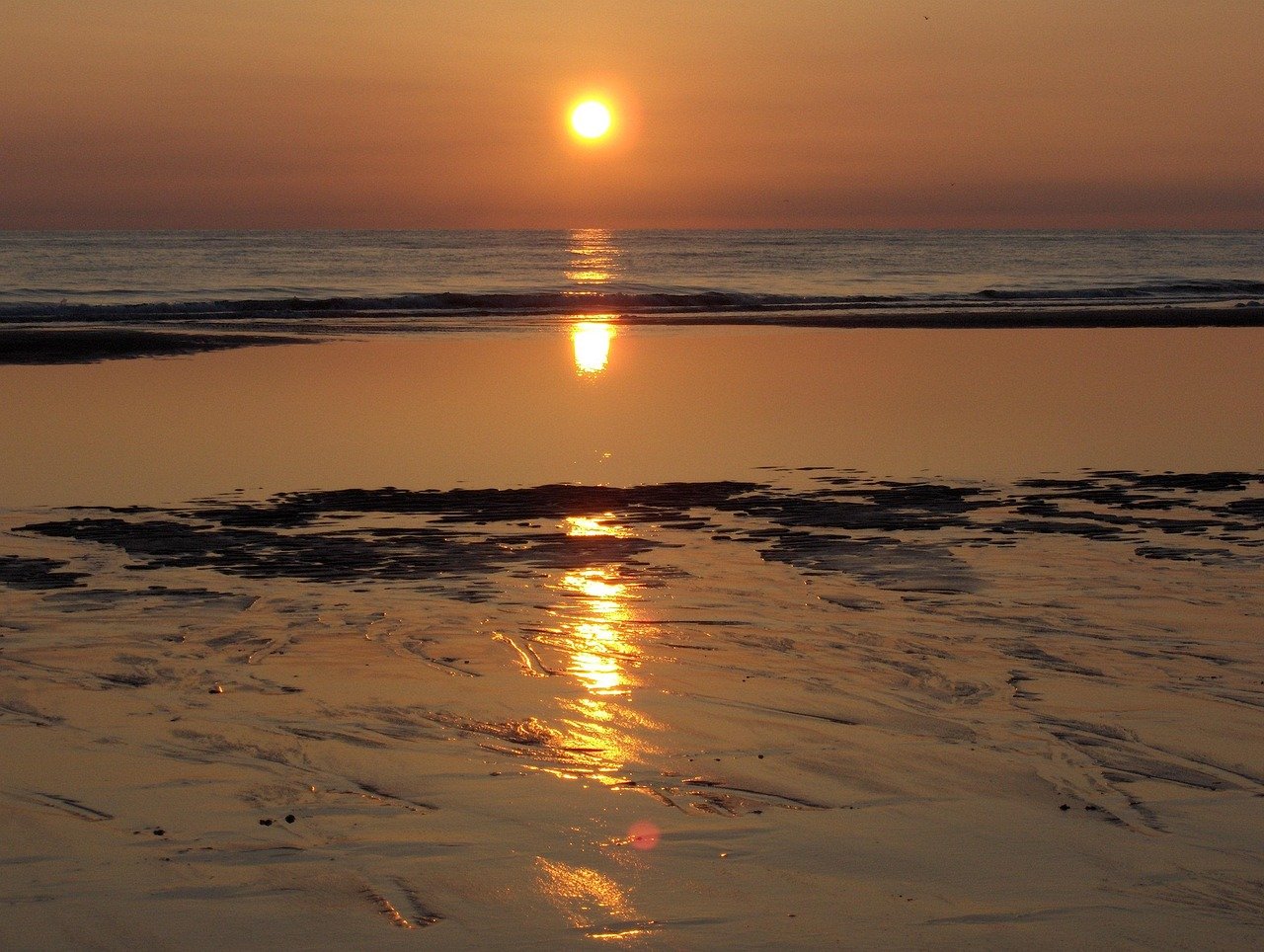sylt, nature, westerland, north sea, sunset