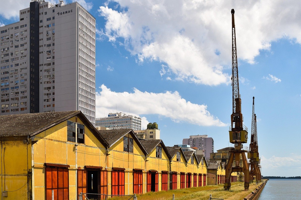 porto alegre, gaúcho başkenti, rs, porto, cais maua, rio guaiba, gökyüzü, brezilya, porto alegre, porto alegre, porto alegre, porto alegre, porto alegre