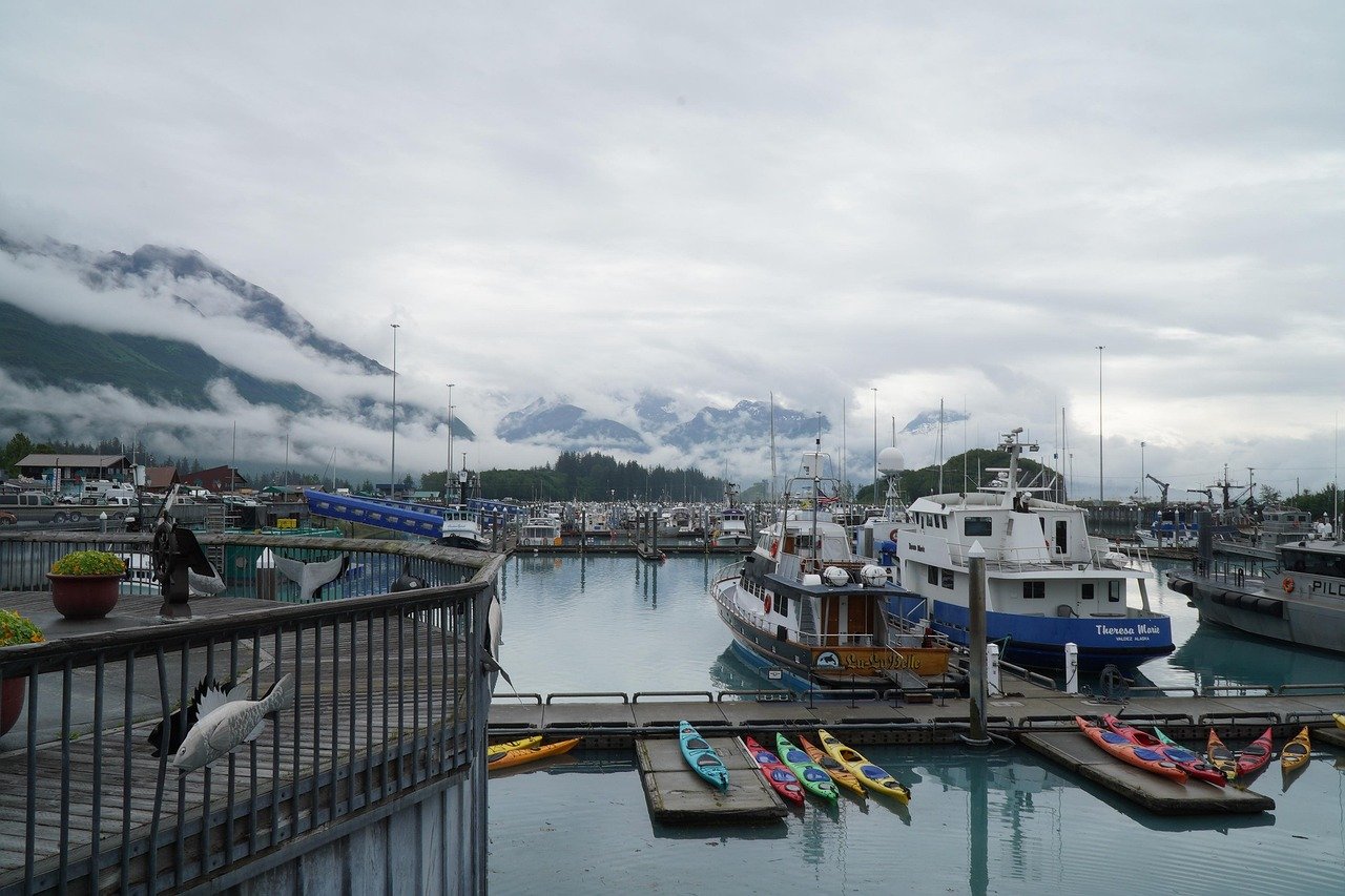 tekneler, iskele, alaska, valdez, buzul, doğa, alaska, alaska, alaska, alaska, alaska, valdez
