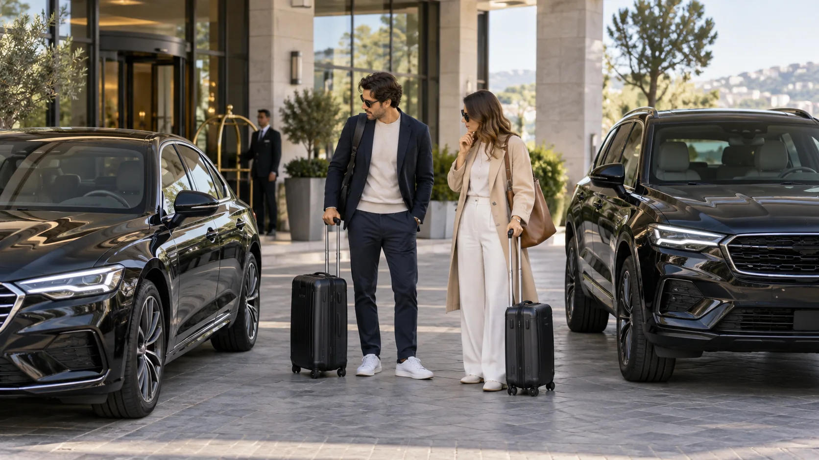 Options de flotte pour chauffeur, VIP et groupes